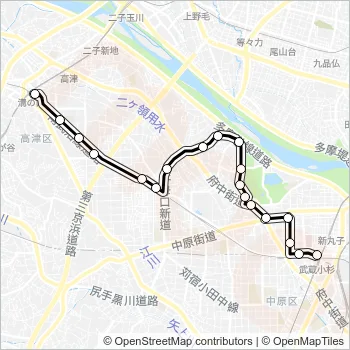 溝０５ Bus Line Map