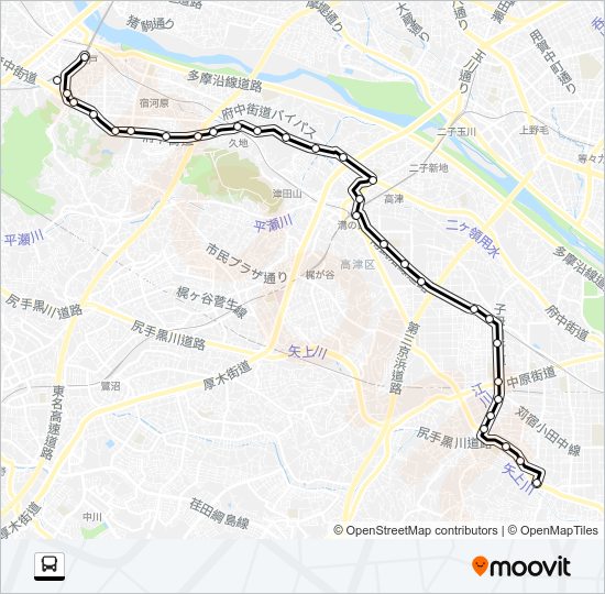 溝０６ Bus Line Map