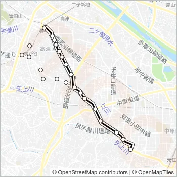 溝２３ Bus Line Map