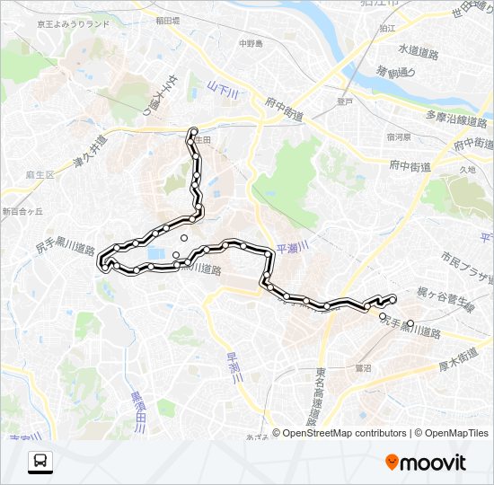 生０１ Bus Line Map