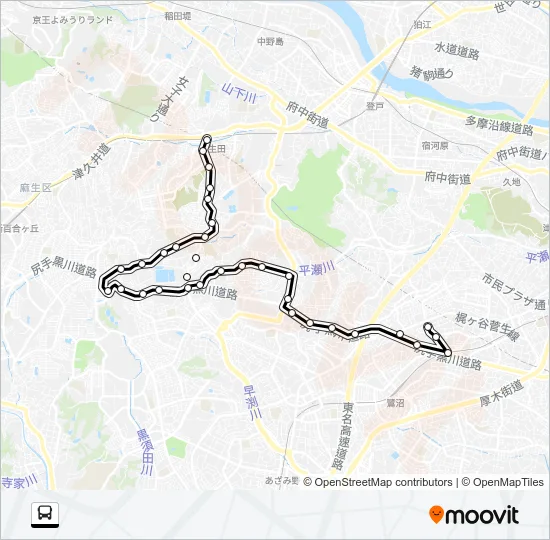 生０１ バスの路線図