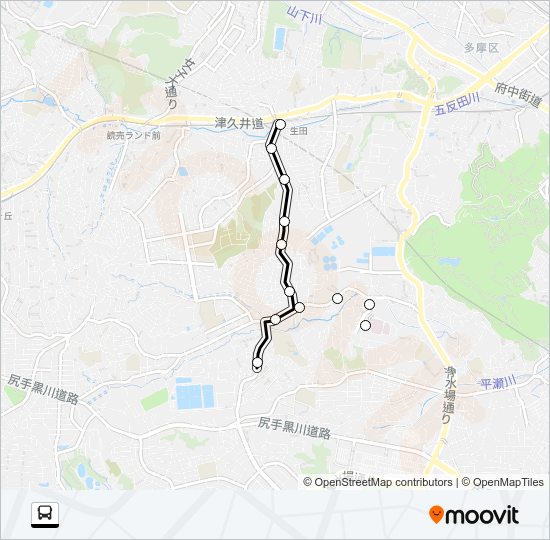 生０２ Bus Line Map