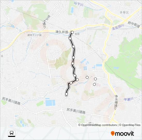 生０２ Bus Line Map