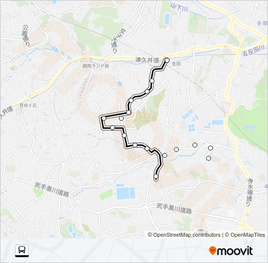 生０３ Bus Line Map