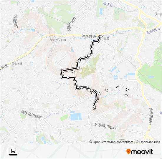 生０３ バスの路線図