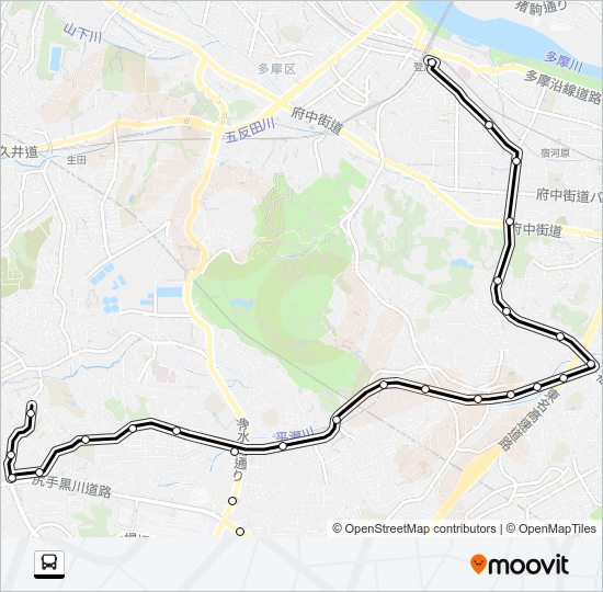 登０５ Bus Line Map