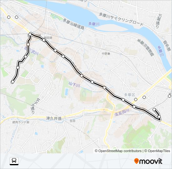 登１４ Bus Line Map
