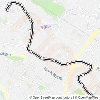 鷺３１ Bus Line Map