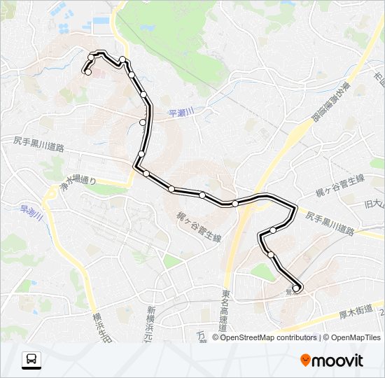 鷺３１ Bus Line Map