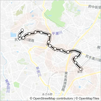 鷺３２ Bus Line Map