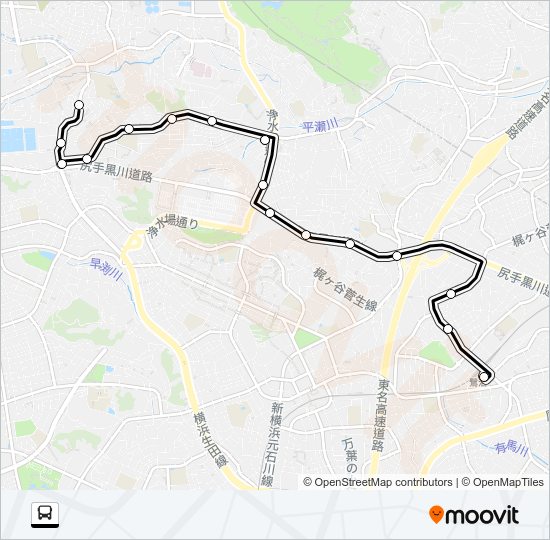 鷺３２ Bus Line Map