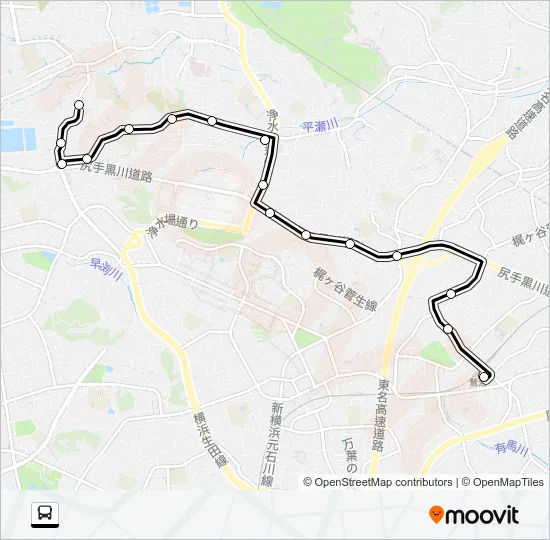鷺３２ バスの路線図