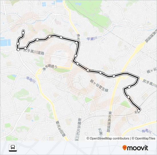 鷺３２ Bus Line Map