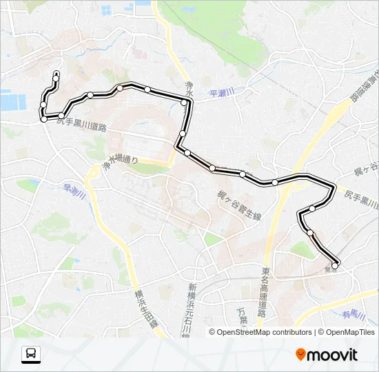 鷺３２ バスの路線図