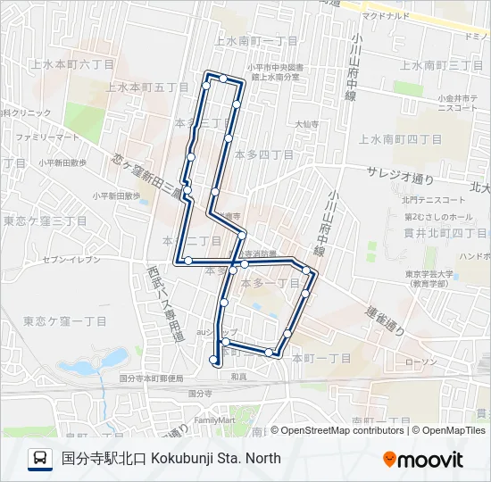本多  Line Map