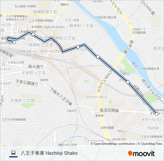 車庫 Route Schedules Stops Maps 八王子車庫 Hachioji Shako Updated