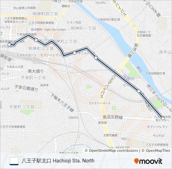 車庫 bus Line Map