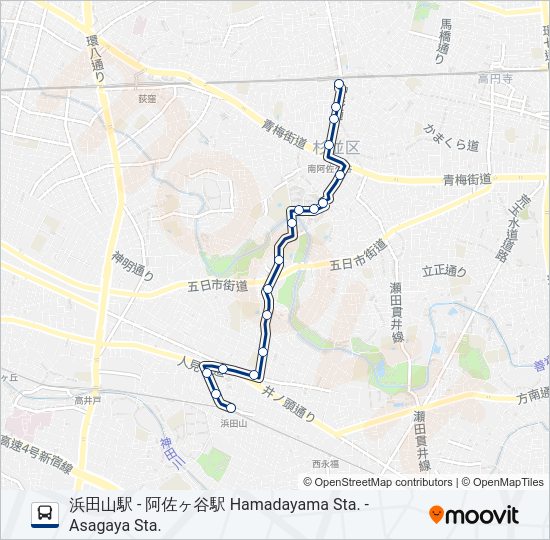 けやき  Line Map