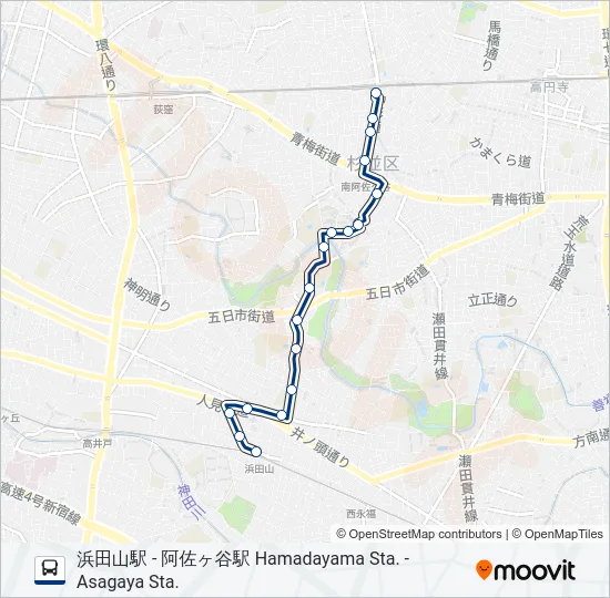 けやき  Line Map
