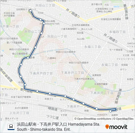 さくら の路線図