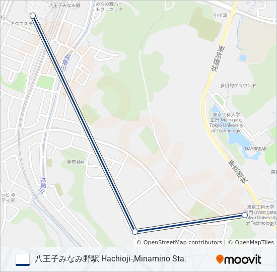 み03 bus Line Map