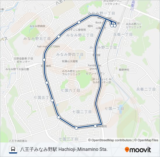 み04 bus Line Map