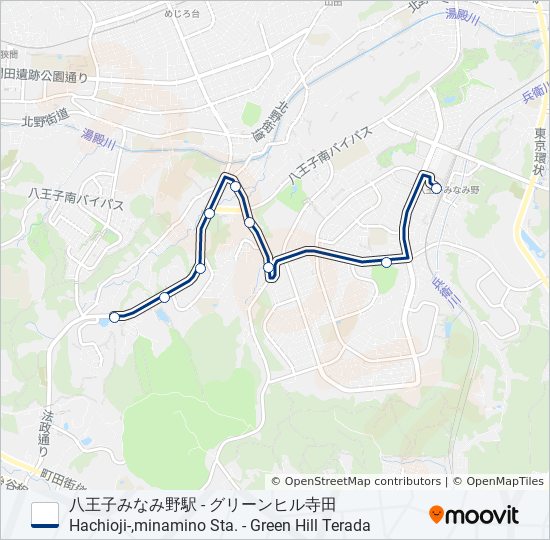 み05 bus Line Map