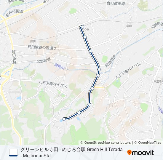 め05 bus Line Map