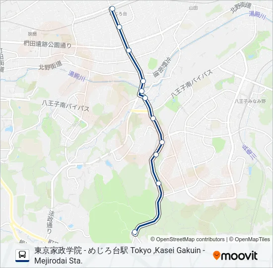 め23 の路線図