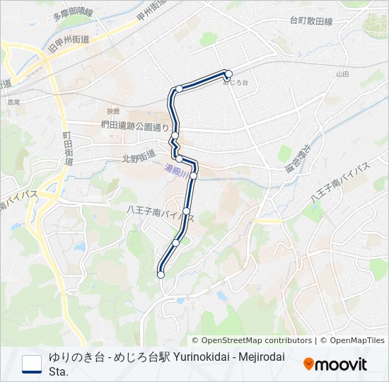 め82 bus Line Map
