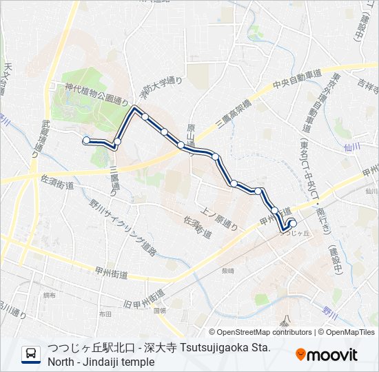 丘21 bus Line Map