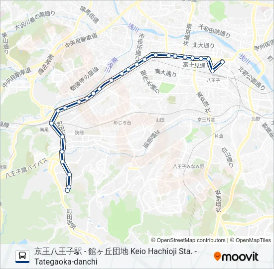 八04 の路線図