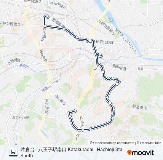 八65 bus Line Map