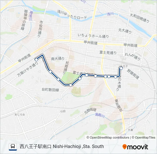 八94 の路線図