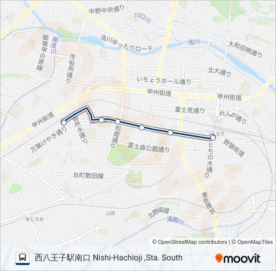 八99  Line Map