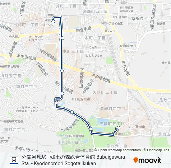 分52 の路線図