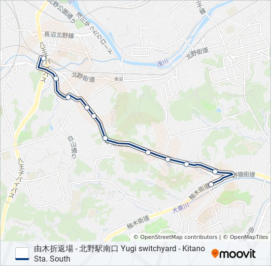 北02 bus Line Map