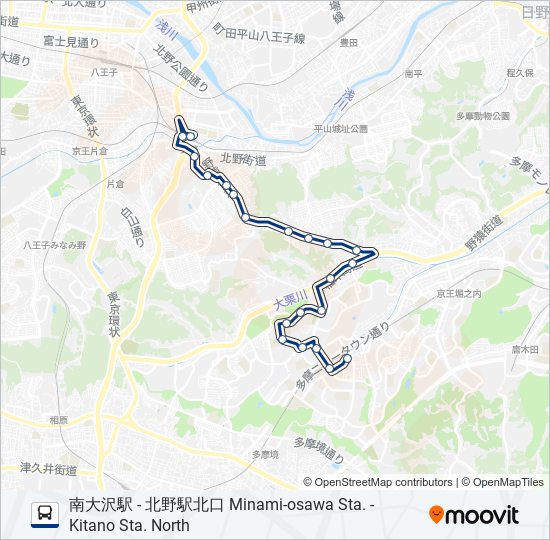 北03 bus Line Map