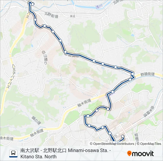 北03 の路線図