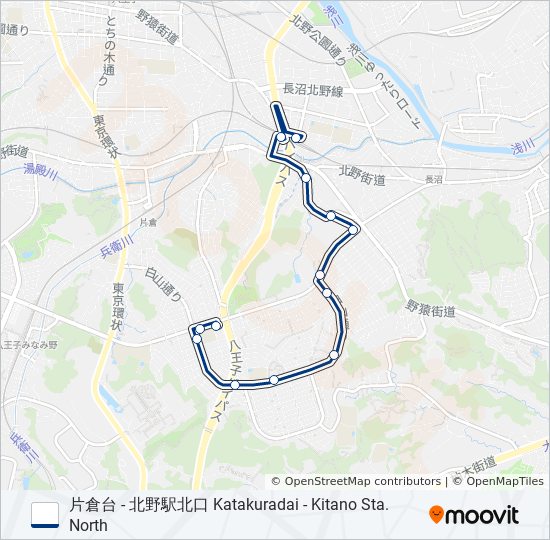 北05 bus Line Map