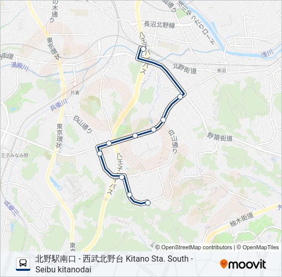 北10  Line Map