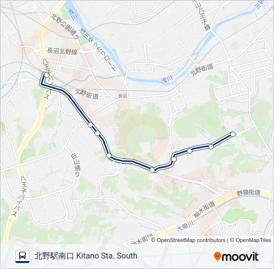北21  Line Map
