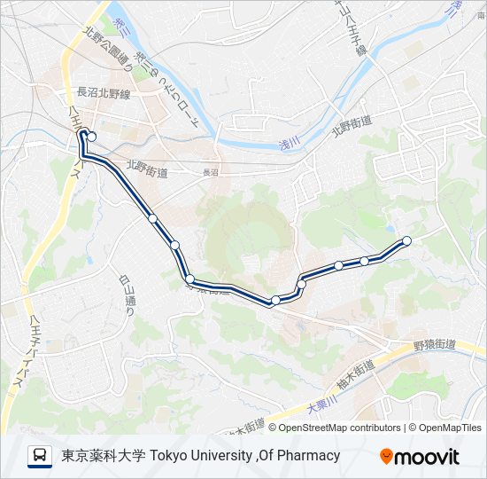 北22  Line Map