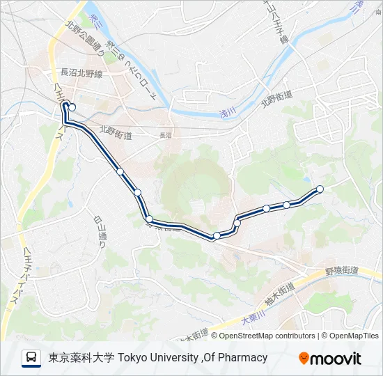 北22 の路線図