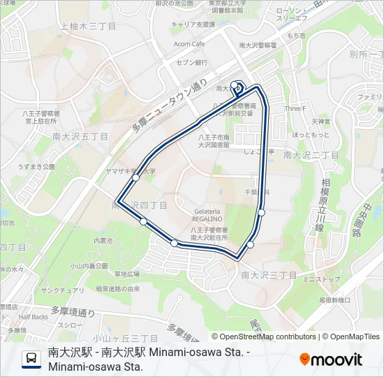 南51  Line Map