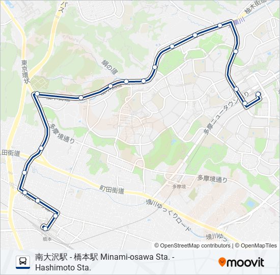 南63 bus Line Map