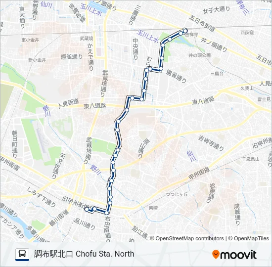 吉14 の路線図