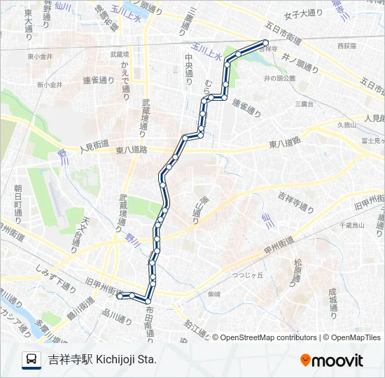 吉14 の路線図