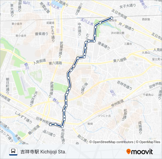 吉14 bus Line Map