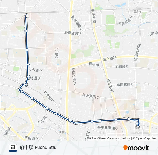 国17 の路線図